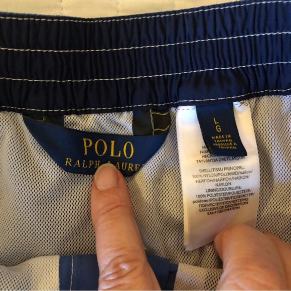 Polo Ralph Lauren Kailua Classic Fit Swim Trunks. Size Large. - Picture 7 of 12